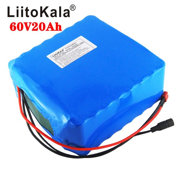 

liitokala 60v 20ah electric scooter bateria 60v 20ah electric bicycle lithium battery scooter 67.2v 1000w 2000w ebike battery