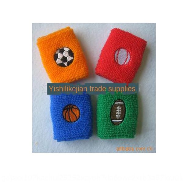 

by5vi sports children's wristbands fitness basketball basketball wristband wrist strap wrist strap wristbands sports sweat-absorbing mu, Black;red