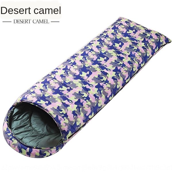

desert camel camouflage hollow cotton 2500g warm thickened outdoor sleeping bag camping portable night sleeping bag