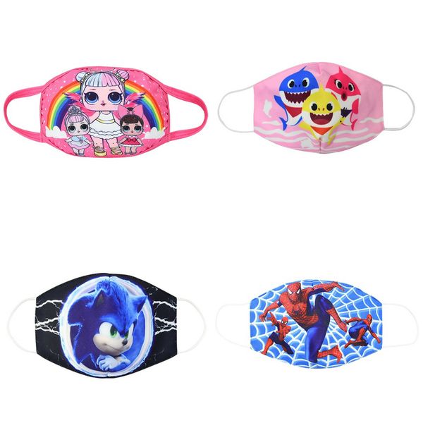 

ткань cubreboca дети дайвинг набор маска для лица хлопок рот маски маски мультфильм молодежь дети для kid paj rwb munskydd kadut xhlight