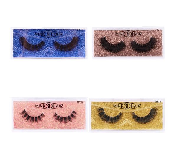 

Long dramatic 3d mink 25mm eyelashes Long Color packaging Bright eyes MT series lashes suitcase False Eyelashes Beauty Tools 3D Mink Lash