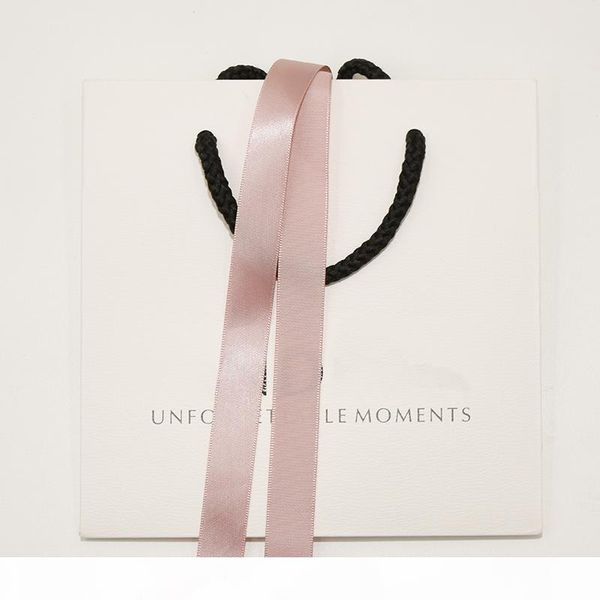 

r wholesale original jewelry handbags gift bag for pandora bracelet jewelry paper bags unforgettable moments, Pink;blue