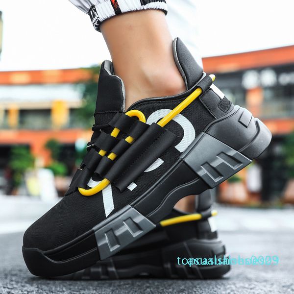 

1the new 2019 summer web celebrity korean trend versatile harajuku shoes with platform sportswear shoes size 39-45 t03, Black