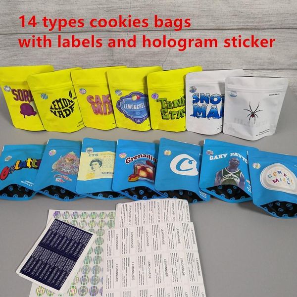 

20 types cookies california sf 3.5g mylar bags white runtz georgia pie minntz cake mix touch skin lemon nade bag packing dayupshop wktrm