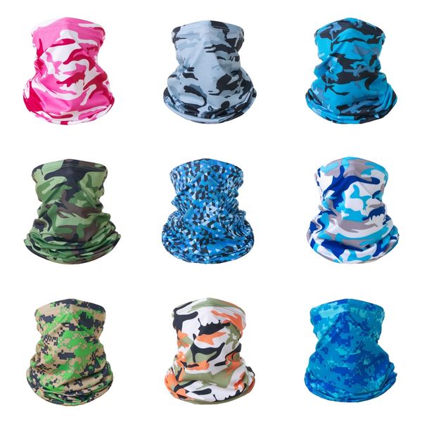 

cuprp cycling face mask scarf bicycle head scarf outdoor face er sport headband camouflage dustproof warmer neck masks sports#234, Black