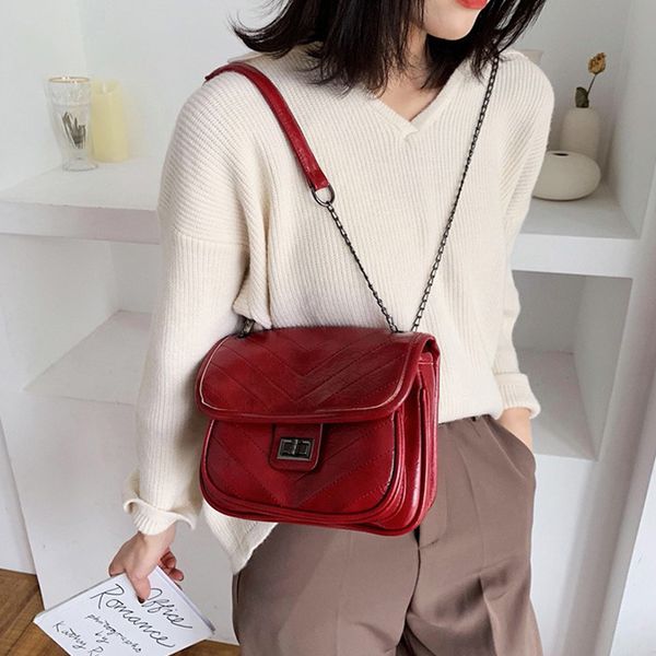 

designer bag handbags women bags designer vintage shoulder bag new chain flap crossbody bag female bolsa feminina women purse designer cross