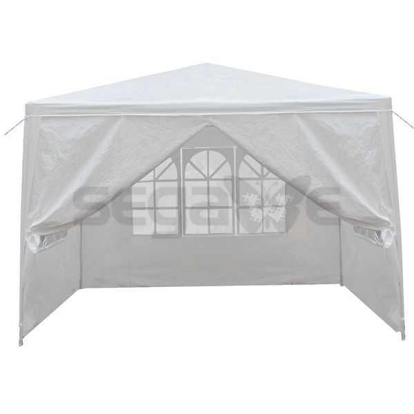 

10'x10' 4 walls outdoor canopy party tent wedding heavy duty gazebo garden bbq