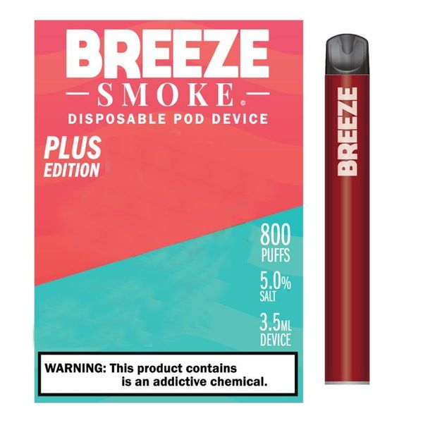 

БРИЗ ДЫМОВЫХ ОДНОРАЗОВЫЙ СТРУЧОК Plus Edition 800 СЛОЙКА 3,5 мл VAPE ПЭН УСТРОЙСТВО укажи ПАР палка EMPTY портативной системы