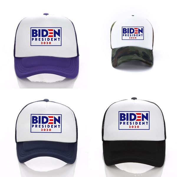 

q6pbs new joe biden baseball hat american election adjustable outdoor letter hats net baseball printed president 2020 party hats, Blue;gray