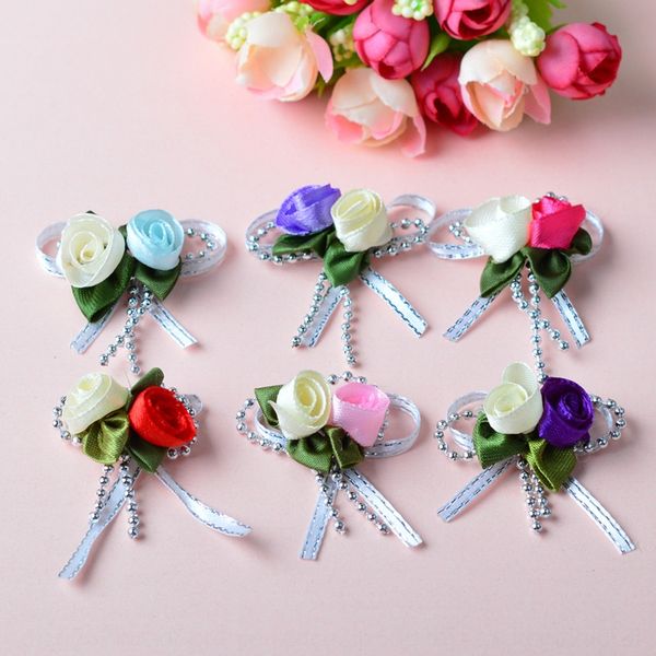 

flower knot accessories candy box with pearl ribbon tulip tulip bow candy box accessories, Silver