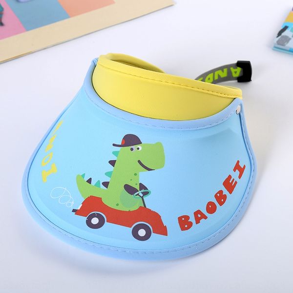 

children's no- sunscreen cap baby cap cartoon dinosaur outdoor sunscreen hat men's and women's baby hat, Blue;gray