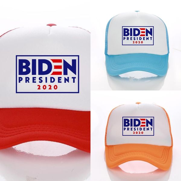

z0ejp caps baseball hat american election joe adjustable net biden hats president 2020 party hats 8style, Blue;gray