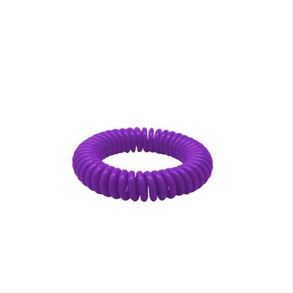 

new design summer eva repellent bracelet anti-mosquito spring bracelet telephone coil outdoor portable spring repellent ring multicolor