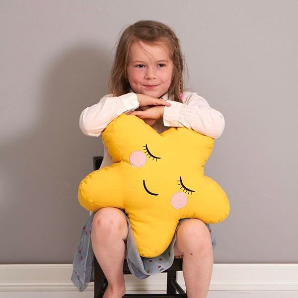 

new cotton and linen washable pillow house moon drop childrens room decorations sofa cushion pillow