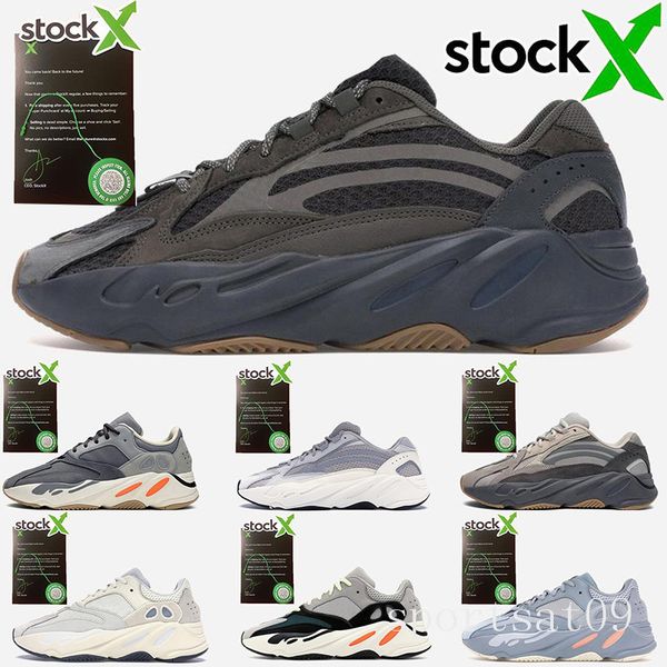 

2019 mens 700 v2 inertia static mauve running shoes kanye west wave runner athletic sport trainers sneakers women outdoor jogging shoe mi5rs, Black