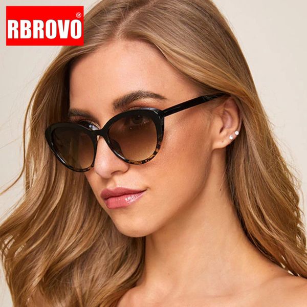 

rbrovo cat eye sunglasses women designer sunglasses women 2019 retro glasses women vintage oculos de sol feminino, White;black