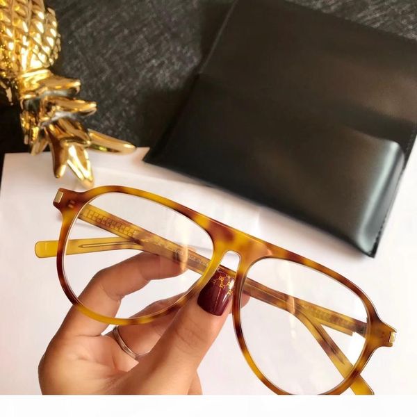 

new eyeglasses frame ls159 spectacle frame eyeglasses for men women myopia brand designer glasses frame clear lens with original case, Silver