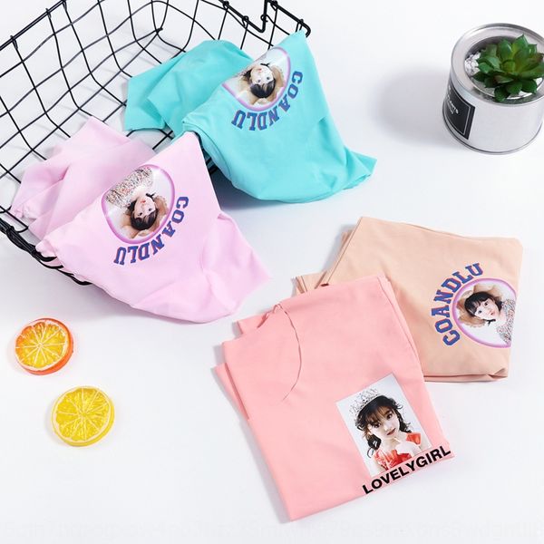 

hmgal new small medium-sized children's short sleeve elastic loose men's and women's new suit medium and small package ice si