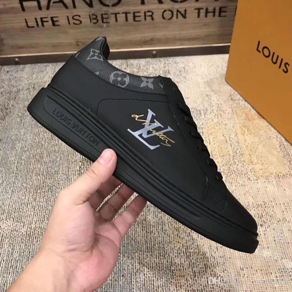 

drop ship men 's shoes autumn and winter comfortable breathable shoes luxury design vintage lace -up low men shoes scarpe da uomo