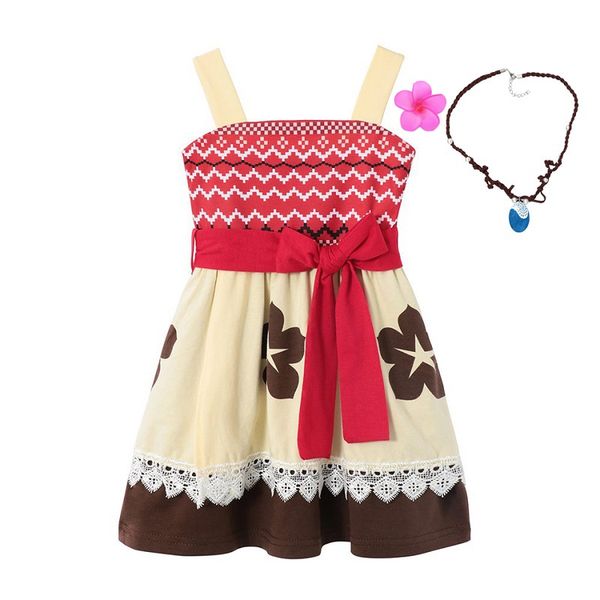 

muababy girls dress children summer shoulderless straps cotton sundress kids viana birthday party princess costume clothes, Red;yellow