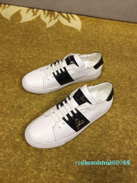 

men's fashion designer kanye west fashion men's casual flat-soled shoes c14, Black