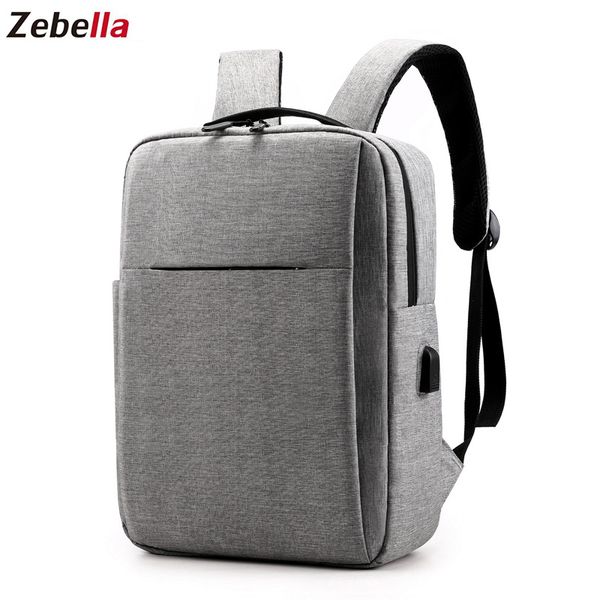 

Fashion Laptop Usb Charging Backpack School Bag Anti Theft Men For 15.6 inch Backbag Travel Daypack Male Casual Backpack Mochila
