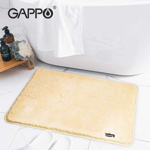 

gappo thick plush toilet mat bath bathroom door absorbent floor mat toilet carpet bedroom non-slip foot pad quick dry shower