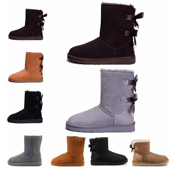 

2020 Classic WGG Women'S Australia Classic Kneel Boots Ankle Boots Black Grey Chestnut Navy Blue Women Girl Boots Size US 5-10 p6