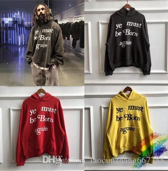 

loose kanye west kids see ghosts hoodie cpfm.xyz men women pullover hooded 3d letter streetwear sweatshirts hip hip hoodies, White;black