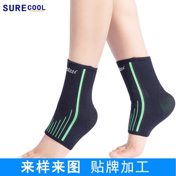 

sports warm badminton protection badminton football basketball ankle protection riding running warm breathable ankle sleeve hh-a002, Blue;black