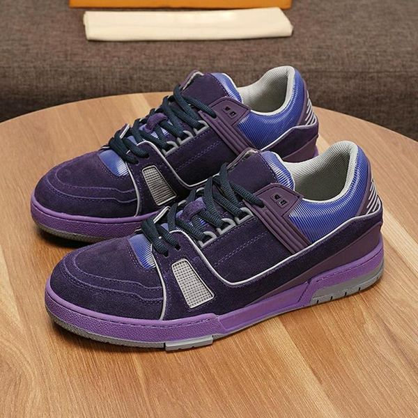 

sports trainer sneaker men 's shoes lightweight vintage plus size footwears lace -up casual low type men shoes fast d, Black