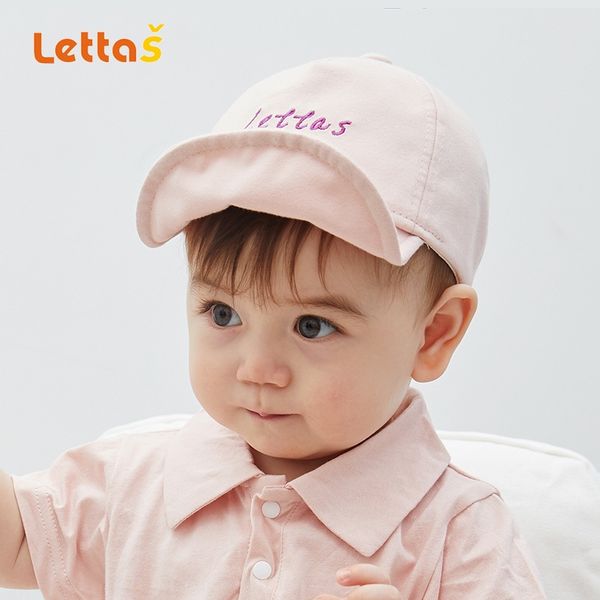

lettas children's sunscreen cap thin baby baseball cap baby hat pure cotton all-match sunscreen hat tide, Blue;gray