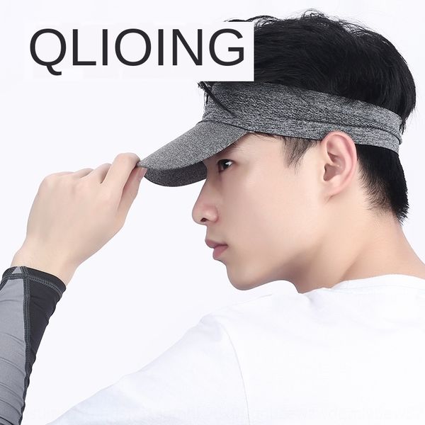 

ar2u3 qinglonglin marathon running summer empty hat qinglonglin marathon summer sports cap seasonal empty hat foldable sunshade sweat-absorb, Blue;gray