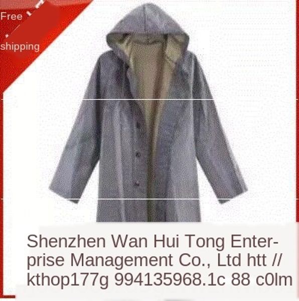 

hiv25 canvas with sleeves soldier old-fashioned canvas canvascotton one-piece rubber 87 labor protection army commander anti-flood out