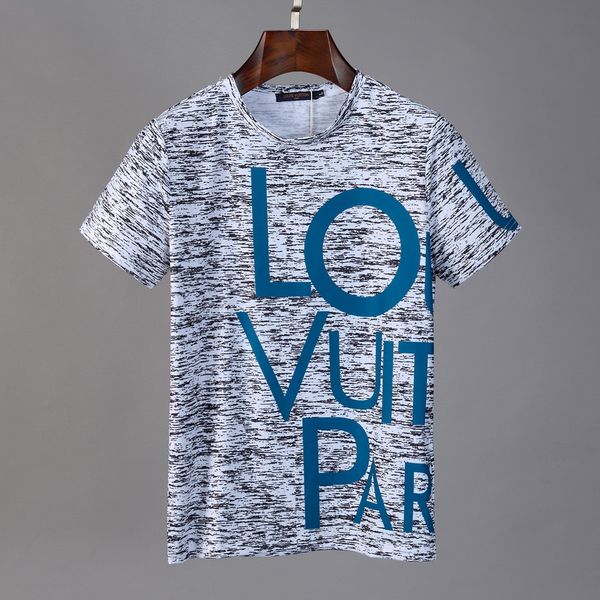 

2020 men's t-shirt designer design high-quality products new arrival text pattern casual men's fashion men's summer t-shirt, Black;brown