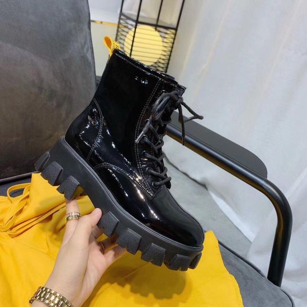 

2020n limited edition leather platform women's boots british wind martin boots, fashion thick with ankle boots, size: 36-40