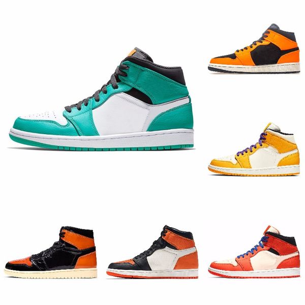 

og 1 top 3 mens basketball обувь пшеничный gold бред toe chicago banned royal blue fragment разрушенные кроссовки спортивные тренеры женская