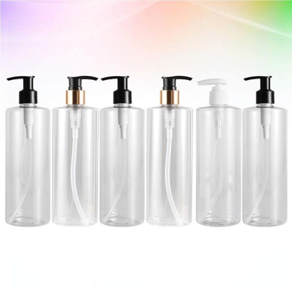 

3pcs 500ml empty lotion bottles containers plastic toiletry bottles refillable emulsion liquid soap container subpackaging bottl