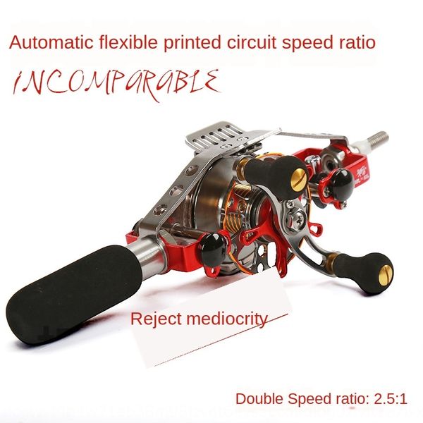 

silver fox high-speed ratio zhongtong pole refit inner line all-metal line wheelmodified wheel fishing articles fishing wheel