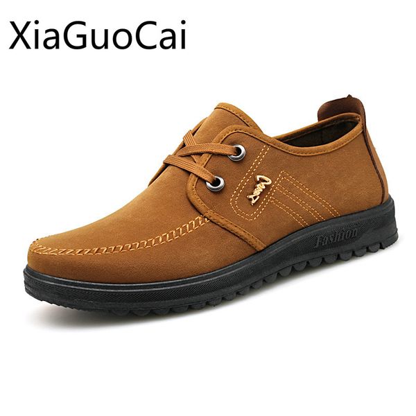 

middle-aged fashion men casual sneakers 2020 breathable new style father flat shoes breathable casual dad non-slip shoes, Black