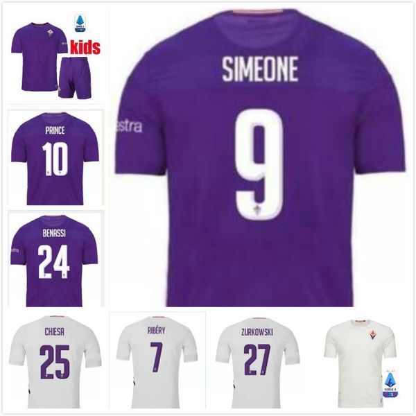 

2019 fiorentina soccer jerseys ribery simeone prince pezzella chiesa 19 20 fiorentina football shirts vlahovic maillot de foot, Black;yellow