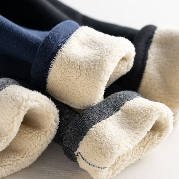 

new casual womens warm leggings high elastic waist winter plus velvet thicken soft elastic comfortable lamb cashmere slim pants, Black