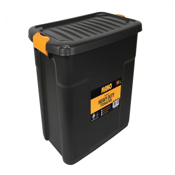

mano nb-60 storage box hardware box 60 liter large quality plastic bag latch arrangement