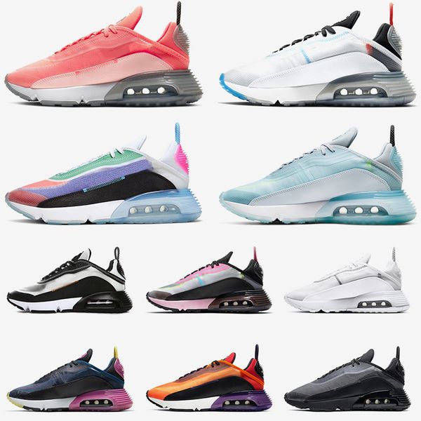 

2090 womens mens running shoes be true pure platinum triple white ice blue duck camo designer trainers sneakers size 36-45
