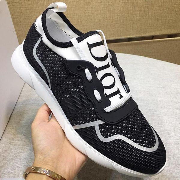 

men casual shoes luxury sneakers chaussures pour hommes b21 neo sneaker in technical knit mens shoes fashion footwears on sale