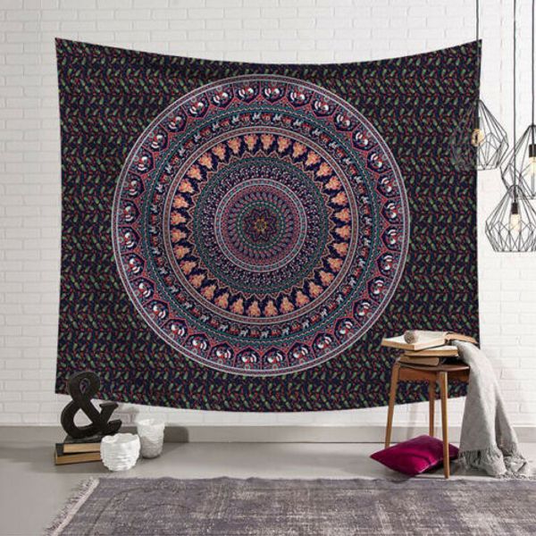

tapestry wall hanging mandala hippie gypsy bedspread throw bohemian cover