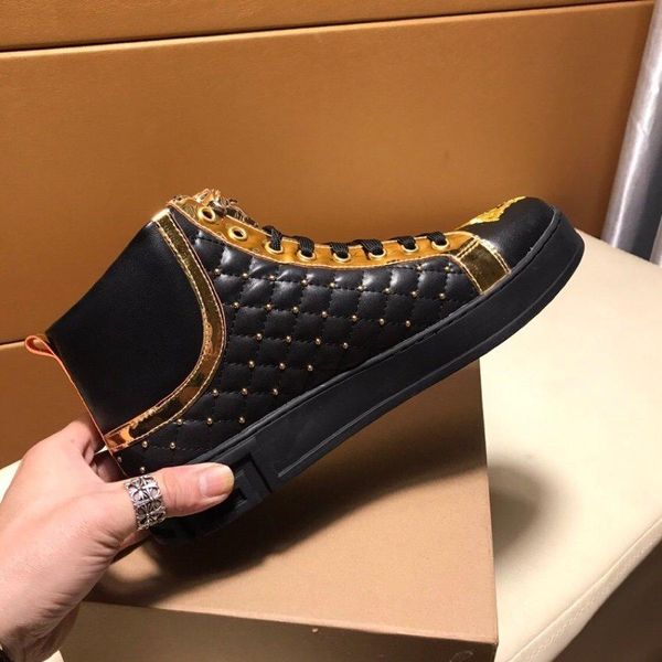 

2020e fashion trend high men's shoes comfortable casual shoes, fashion wild sports running shoes, original box packaging delivery