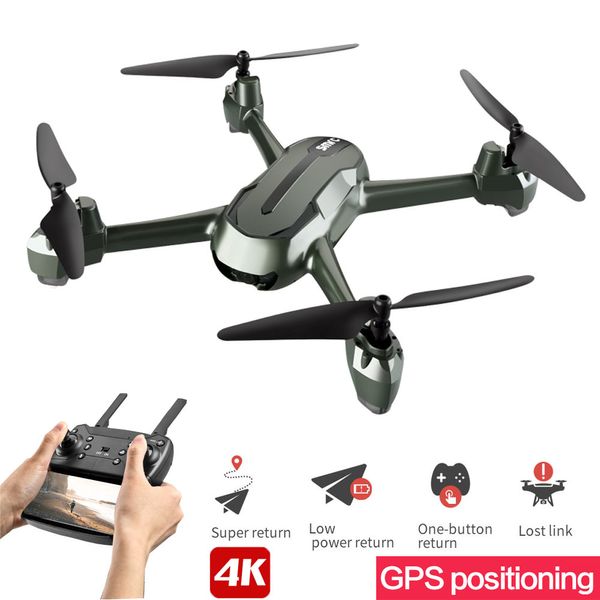 

professional drone 4k hd camera gps 5g wifi fpv rc quadcopter flight time 16 mins headless altitude hold mode rc toys