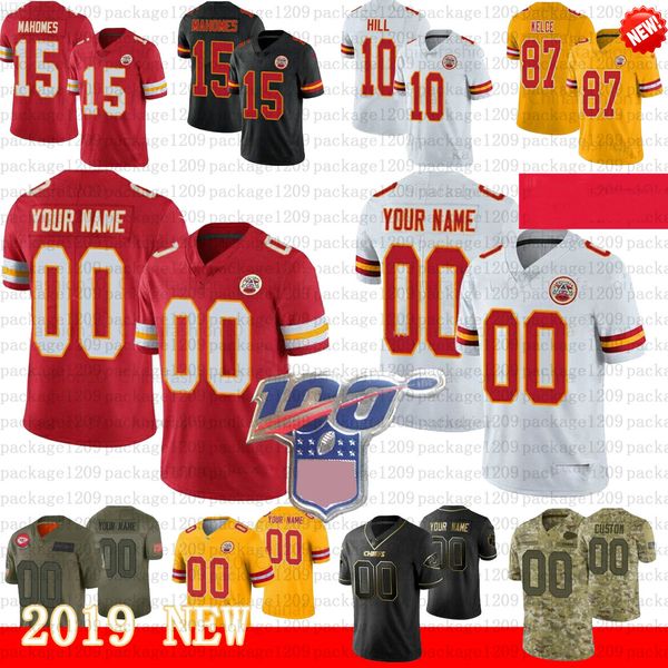

custom men women travis 87 kelce frank 55 clark kc jersey tyrann chris mathieu jones tyreek kids kansas nfl city chiefs hill, Black;red