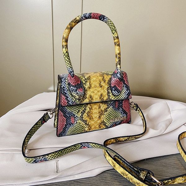 

handbag and purse women bags 2020 serpentine pattern leather crossbody bags women shoulder bag female hand pack
